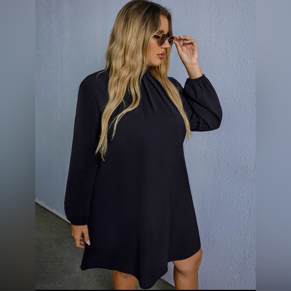 Black Oversized Fit Dress